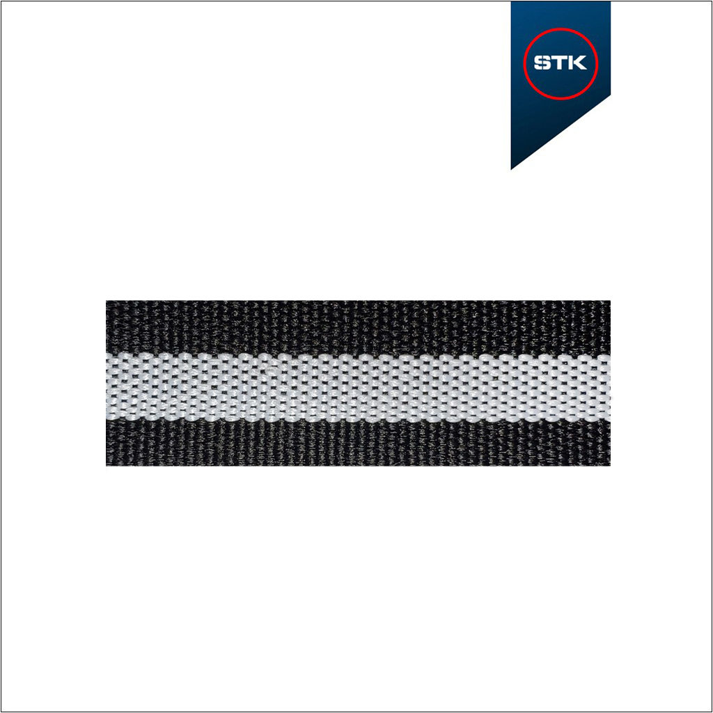 FITA STK 594 20MM PRETO / BRANCO