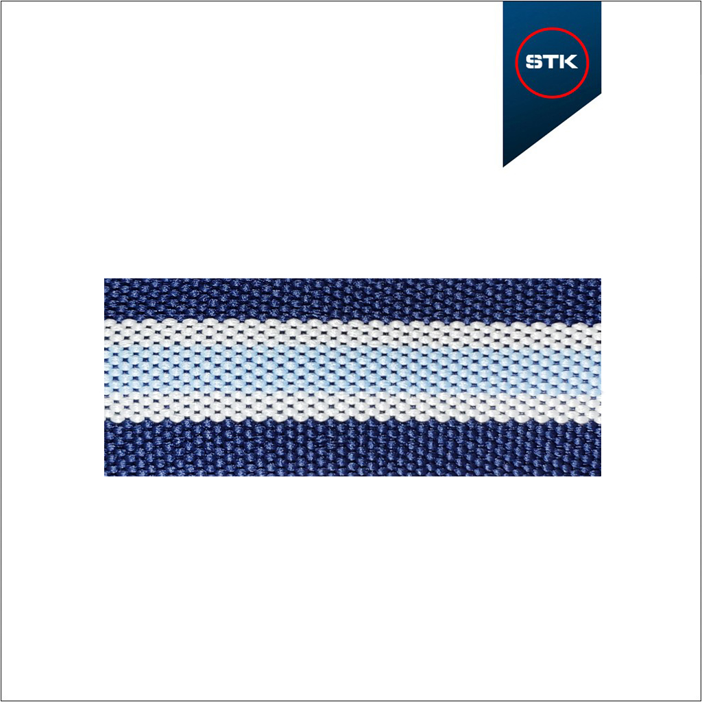 FITA STK 594 25MM MARINHO1716 / NATURAL / AZUL 1713